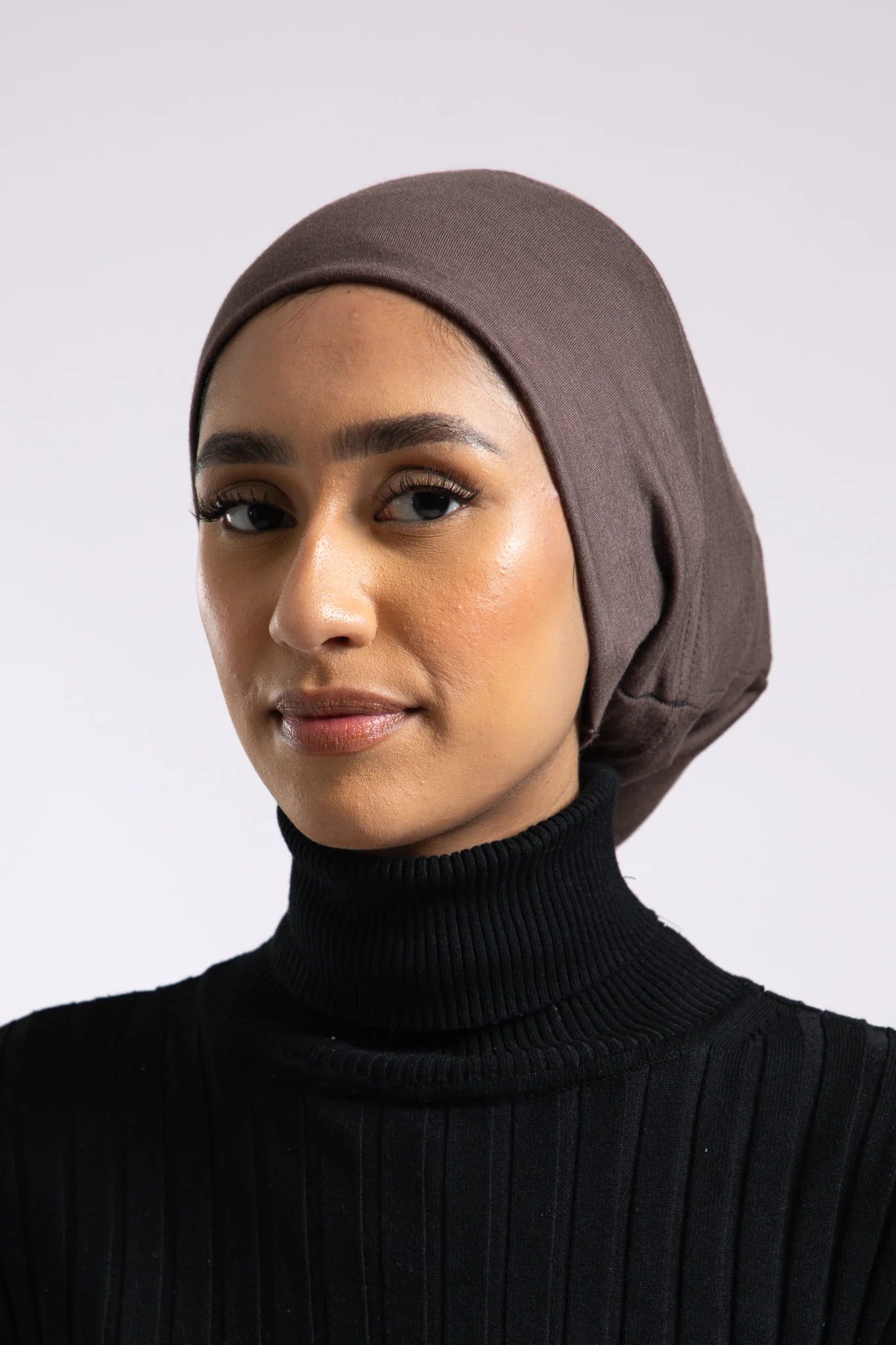 Tube Hijab Cap - Dark Taupe - Hayah Al-Muslimah