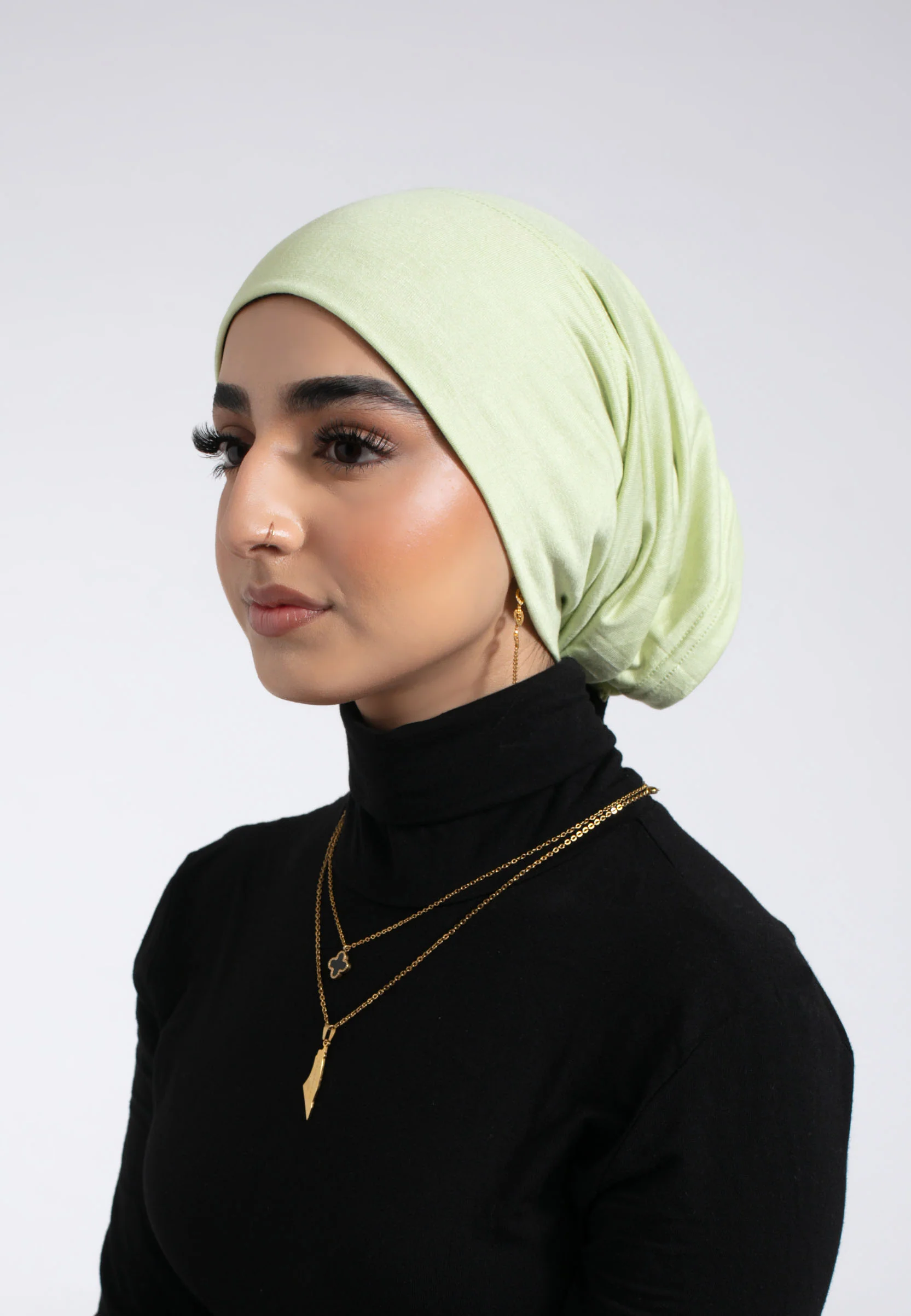 Tube Hijab Cap - Mint Green - Hayah Al-Muslimah