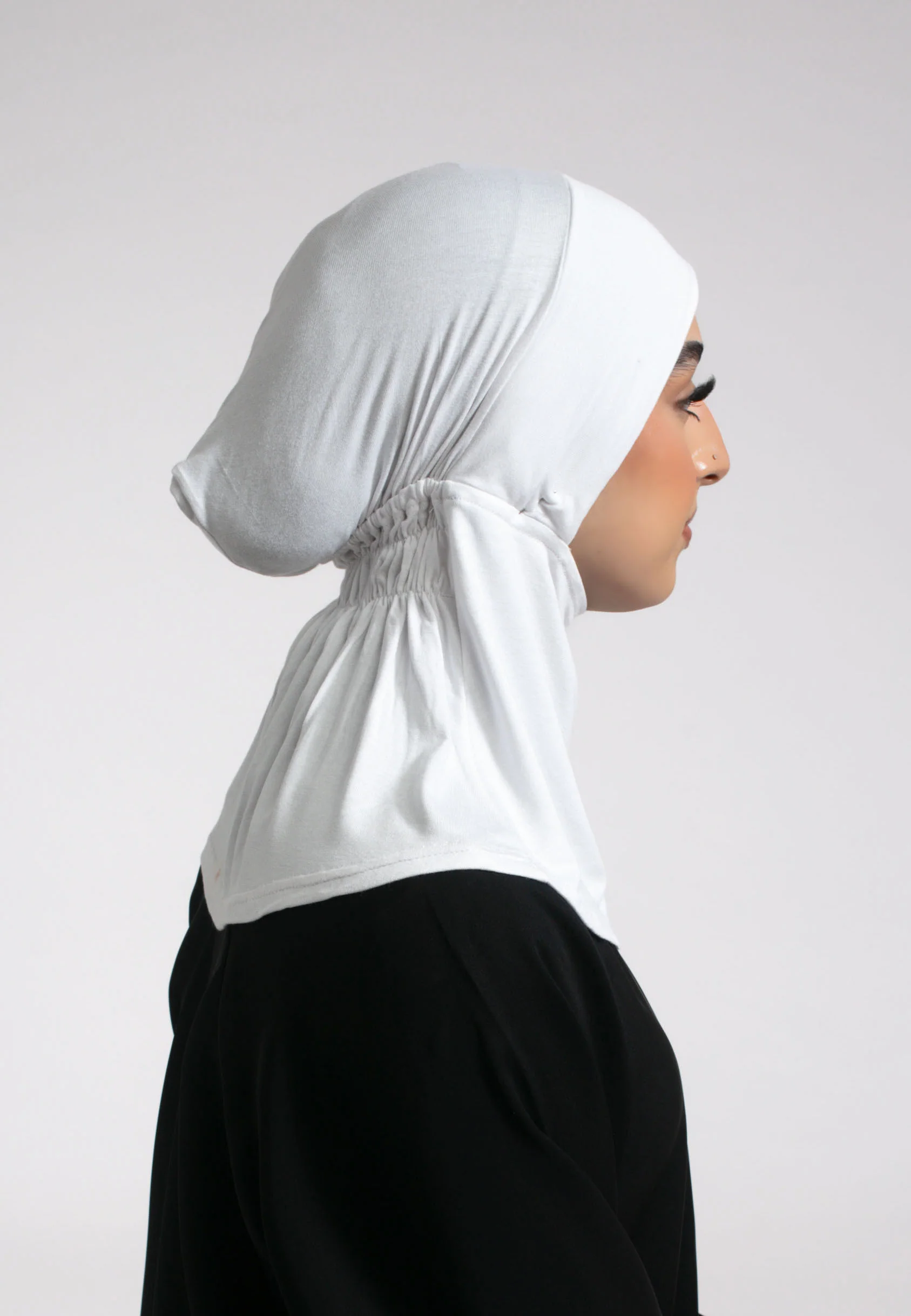 Full Coverage Hijab Cap - Jasmine White - Hayah Al-Muslimah