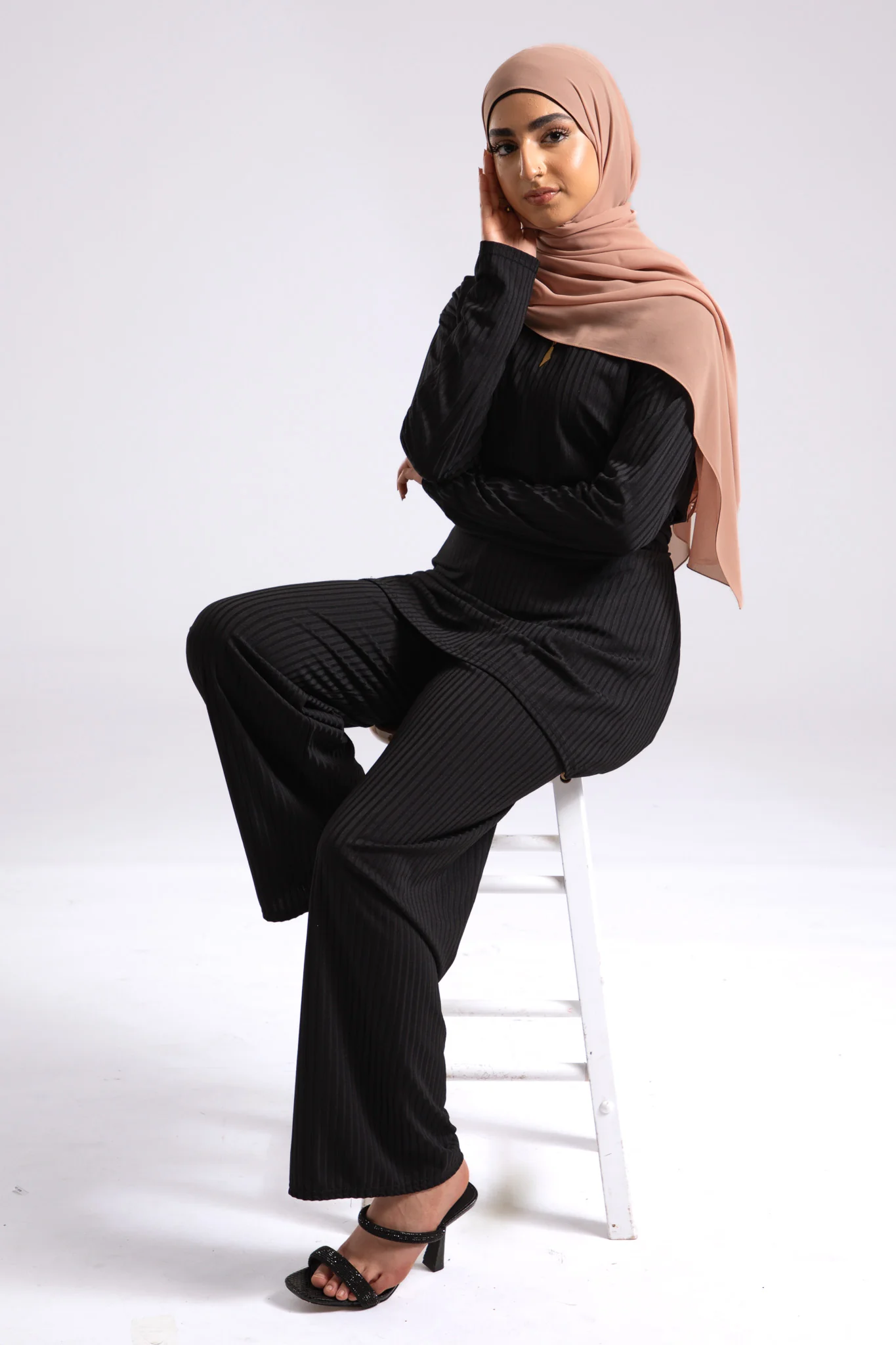 Premium Crepe Chiffon Hijab - Macchiato - Hayah Al-Muslimah