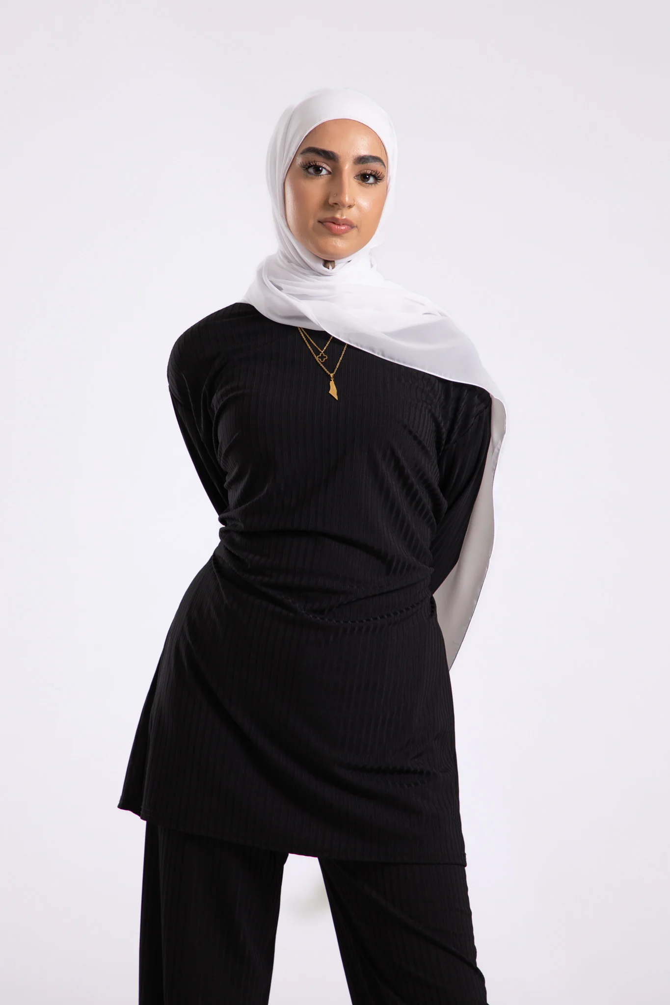 Soft Chiffon Hijab - Pure White - Hayah Al-Muslimah