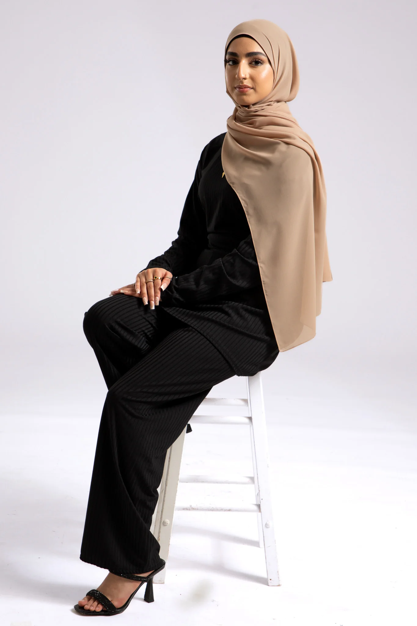 Soft Chiffon Hijab - Cookie Dough - Hayah Al-Muslimah