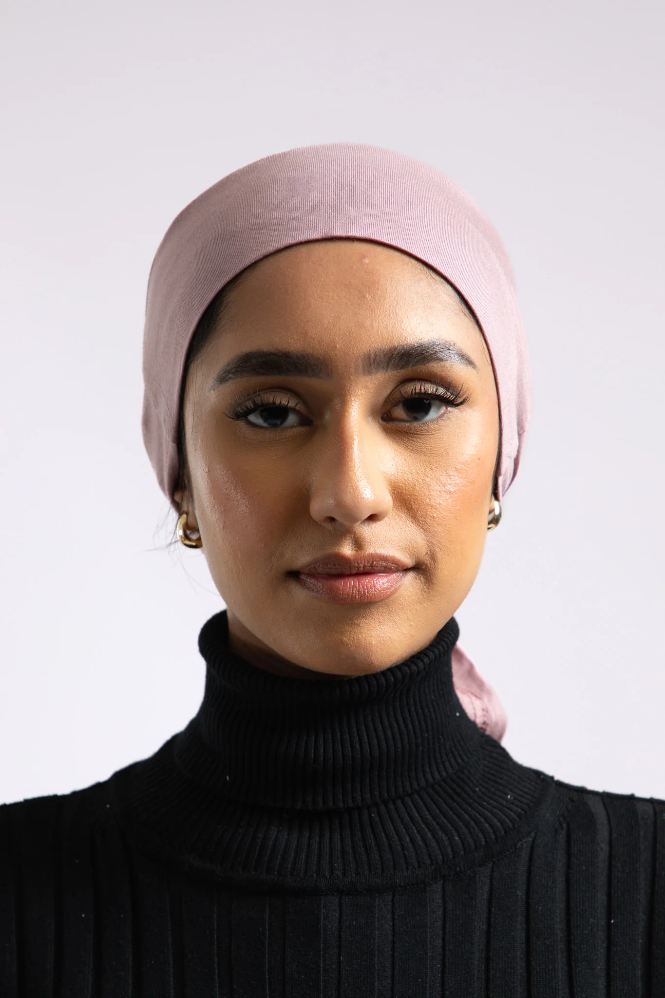 Tie Back Hijab Cap - Dusky Pink - Hayah Al-Muslimah