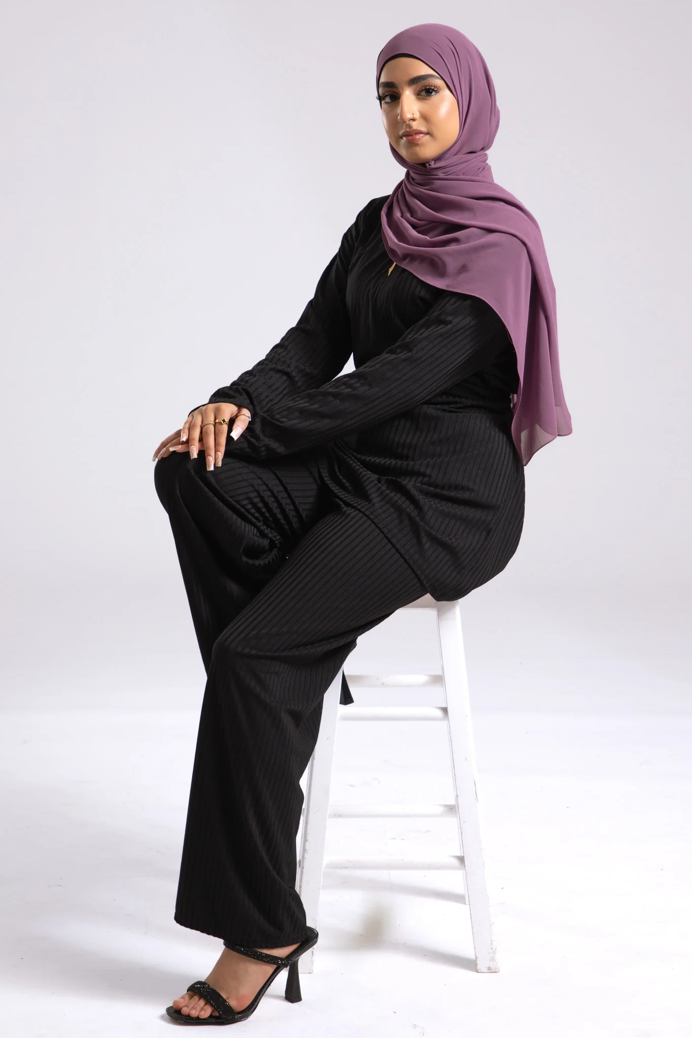 Premium Crepe Chiffon Hijab - Amethyst - Hayah Al-Muslimah