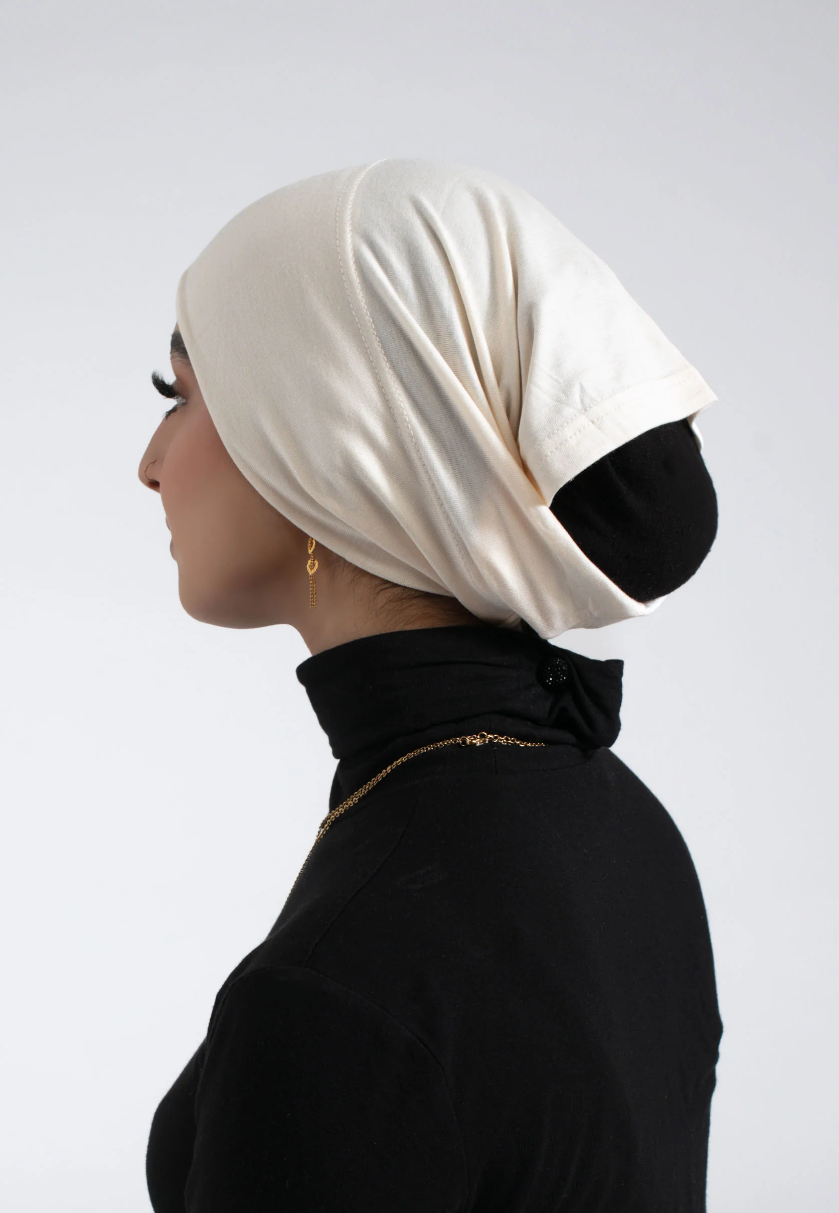 Tube Hijab Cap - Cream - Hayah Al-Muslimah