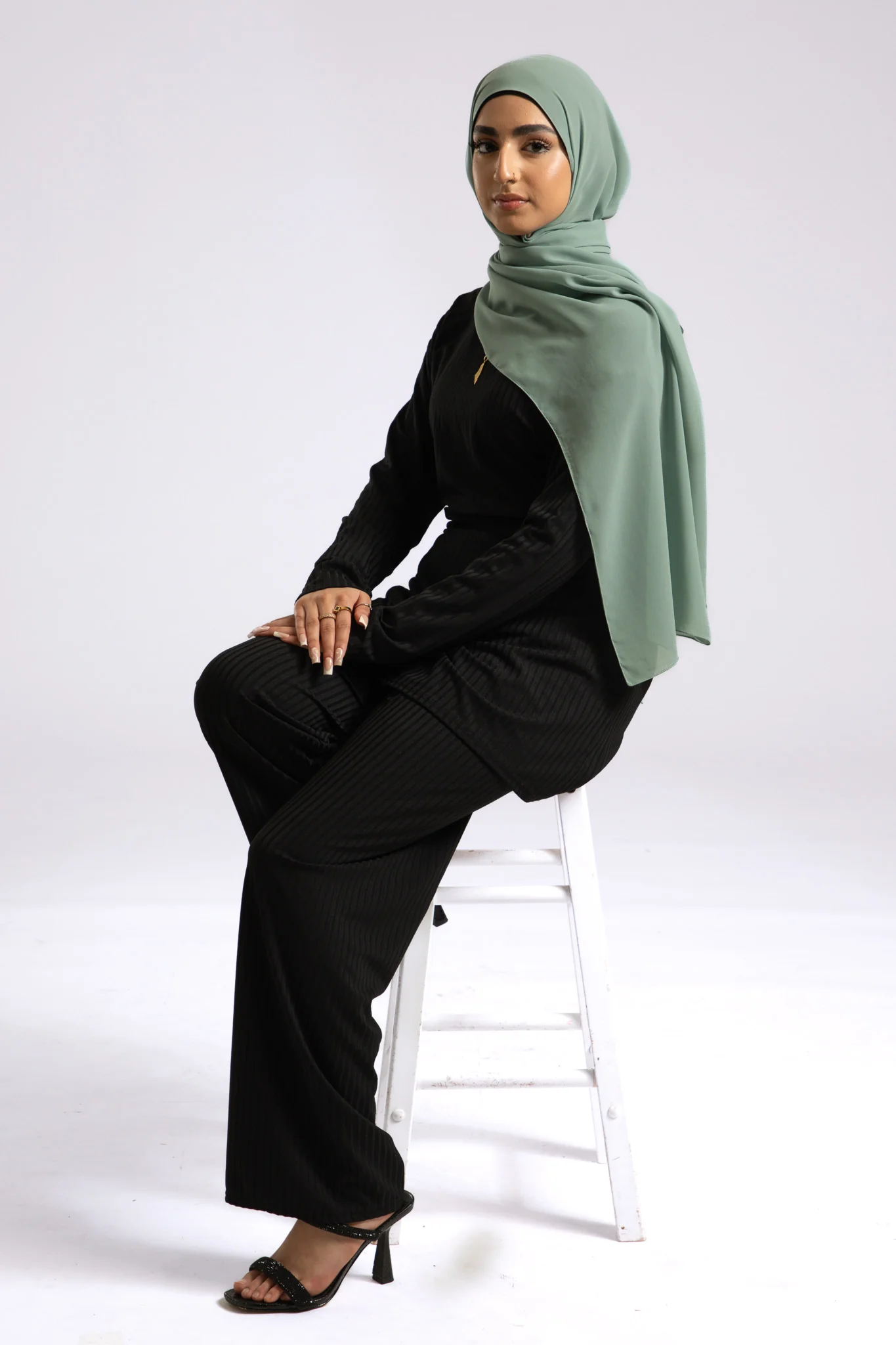 Soft Chiffon Hijab - Mint Green - Hayah Al-Muslimah